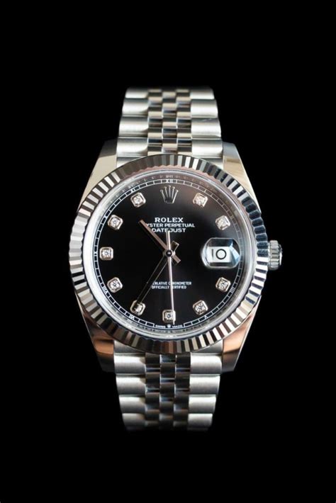 rolex oyster perpetual zwart